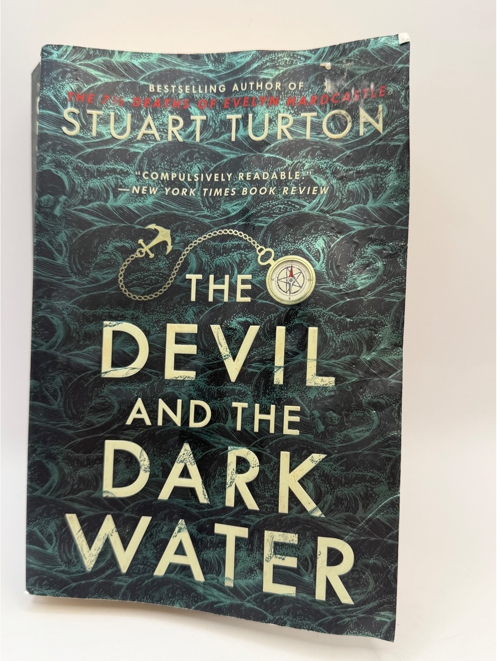 The Devil and the Dark Water by Stuart Turton paperback book